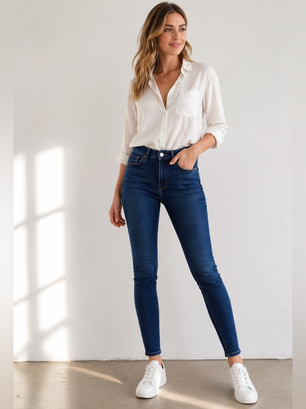 Rag & Bone Nina High Rise Skinny Jeans Size 25 Dark Wash Stretch Denim